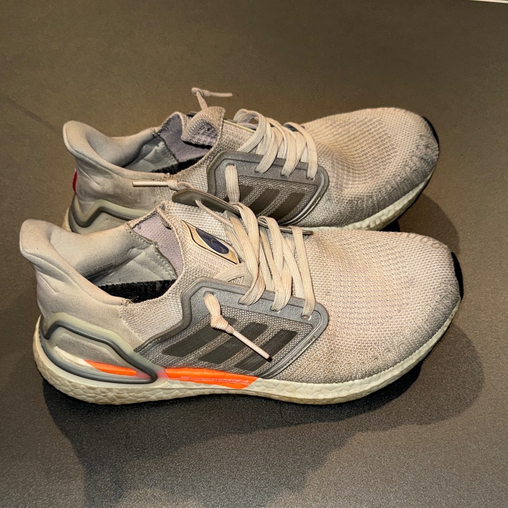 Adidas Ultraboost "NASA" Sneakers with Orange Detail
